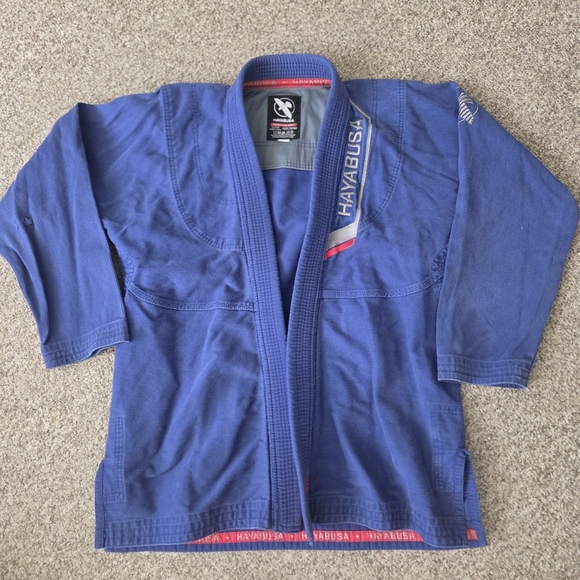 Hayabusa Other - Hayabusa Jiu Jitsu Gi Jacket Kimono Top Adult A3 Blue 350GSM Pearl Weave Cotton